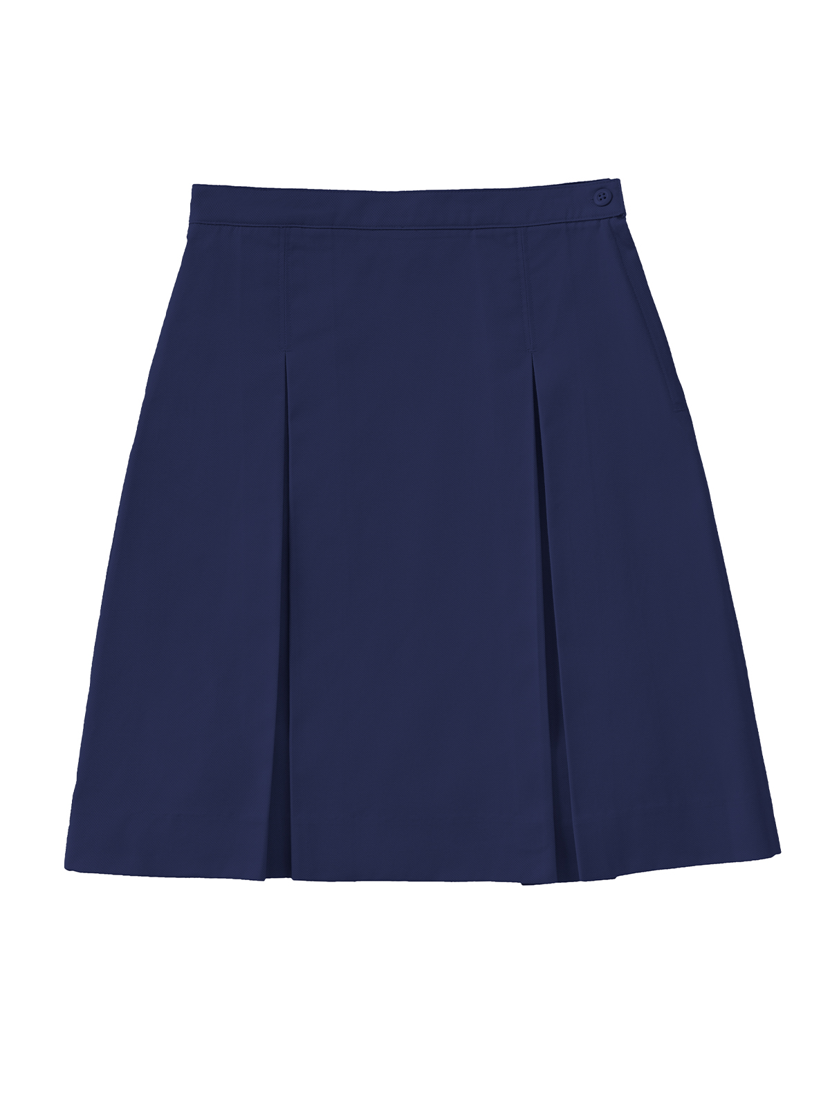 Classroom Uniforms - Girls' Plus Adjustable Longer Length Kick Pleat Skirt 3