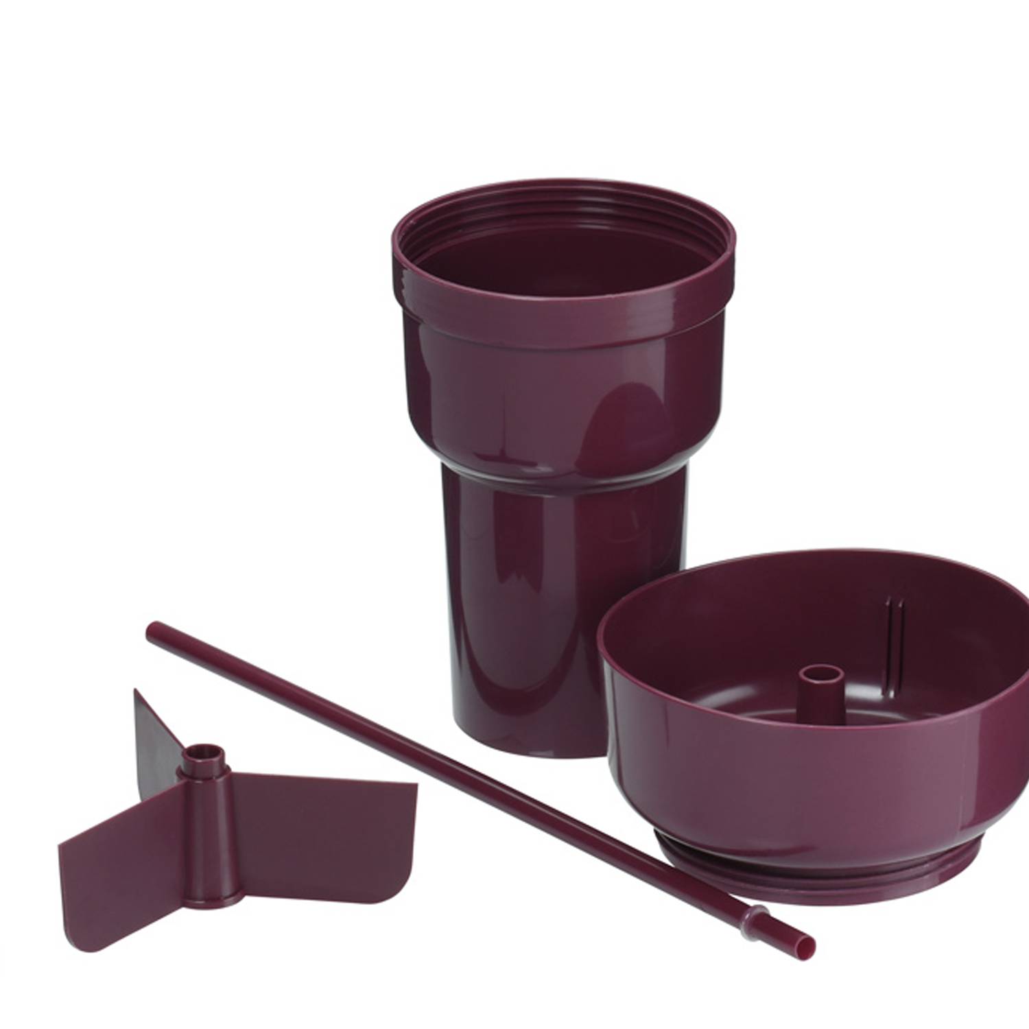 28 Oz Plastic Snack & Straw Cup 3