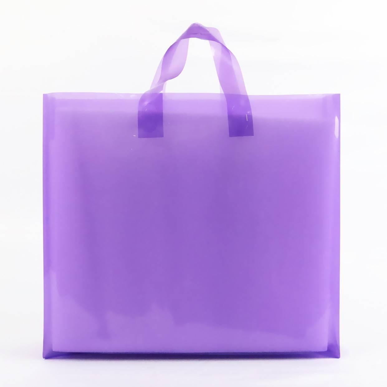 PVC super transparent handbag shopping bag 1