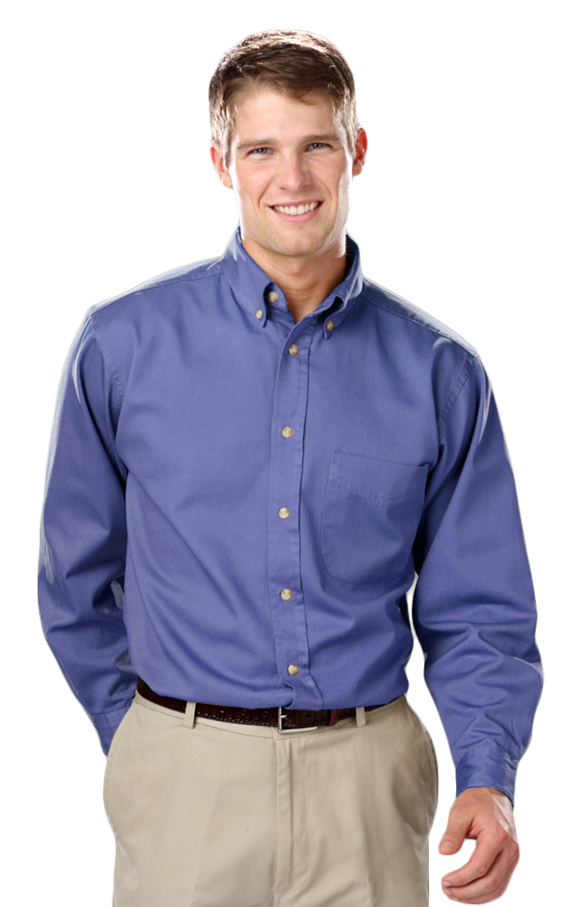 Men's L/S 100% cotton twill Shirt 83