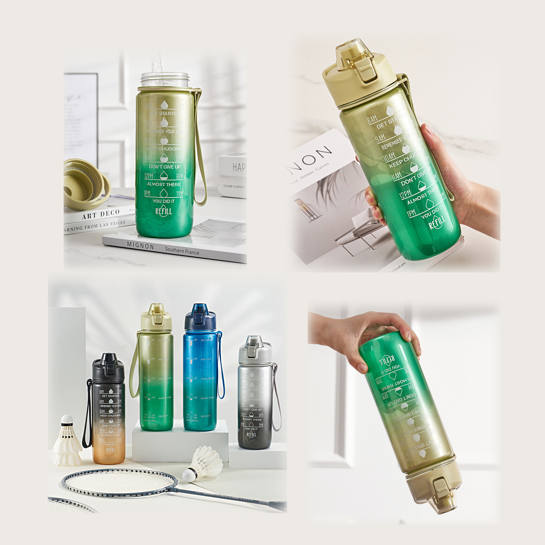 32 oz 24 oz Lightweight Sports Water Bottle 5