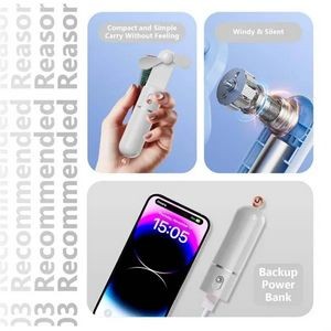 USB Rechargeable Handheld Pocket Fan 13