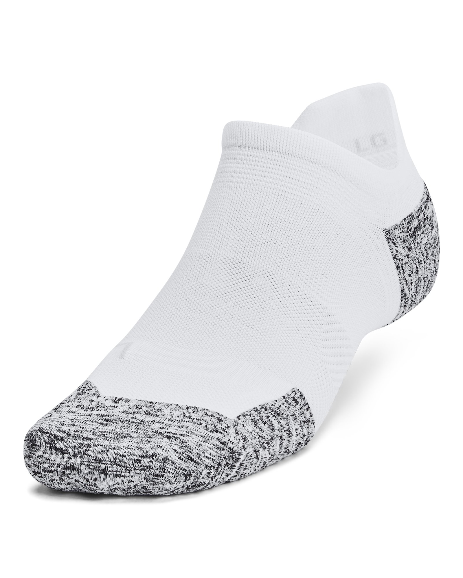 UA ArmourDry Unisex Run Cushion 3-Pack No Show Socks 2