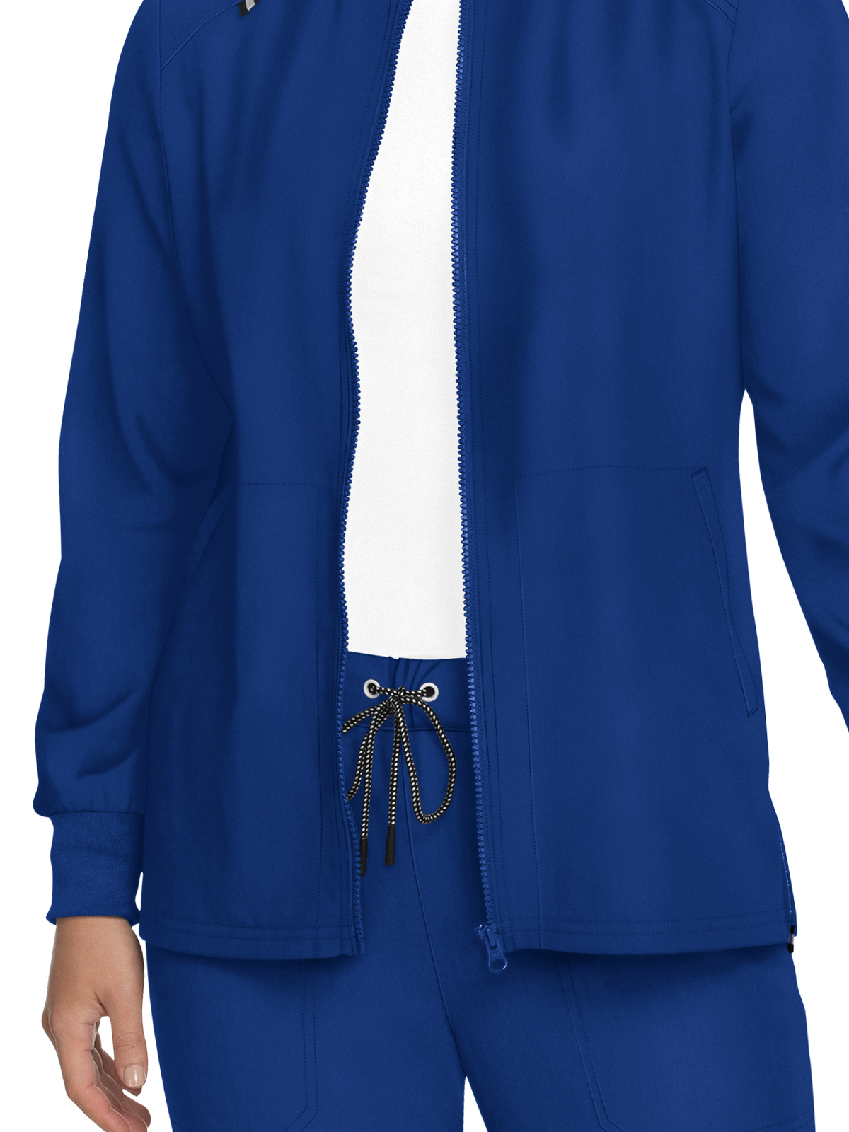 koi - Next Gen - Women's Four-Pocket Zipper Front Stretch Always in Motion Jacket 9