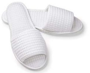 Women's Open Toe Waffle Slipper (Overseas - Embroidered) 1