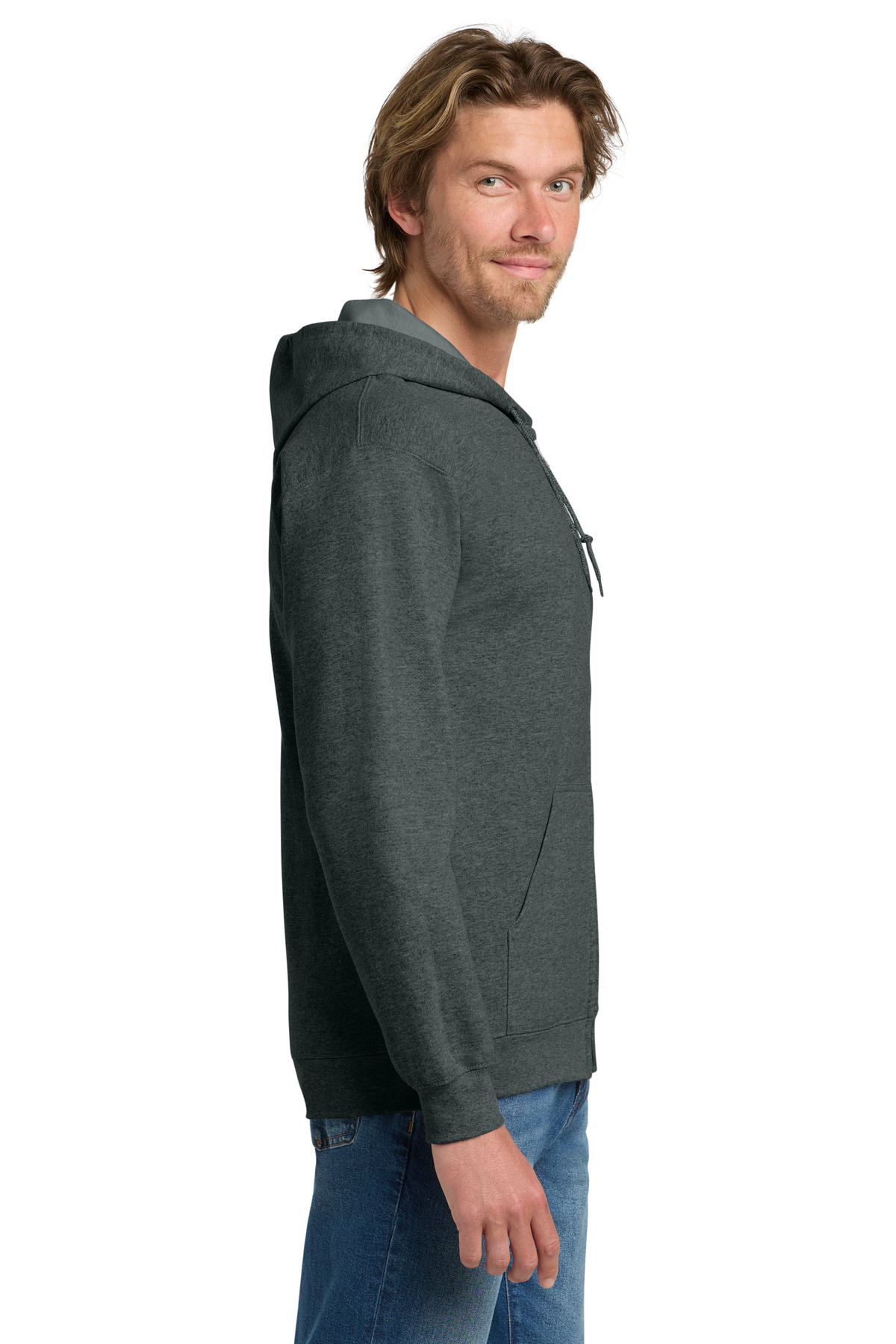 Gildan - Heavy Blend Full-Zip Hooded Sweatshirt. 18600, custom hoodie or sweatshirt with logo imprint 195