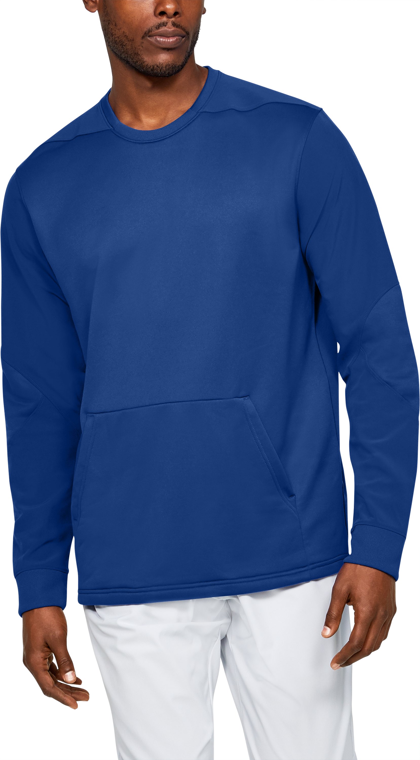 Men's UA CTG Warm-Up Layering Crew, custom hoodie or sweatshirt with logo imprint 3