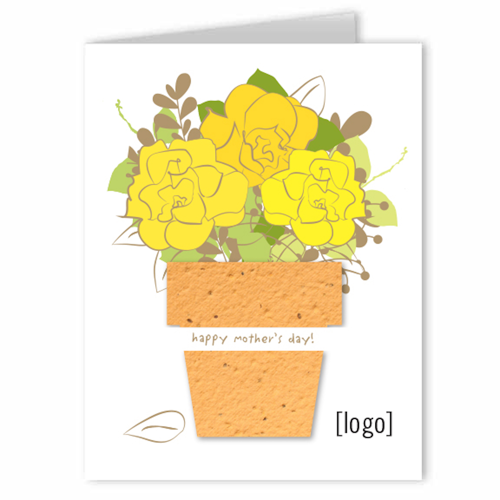 Seed Paper Shape Folding Card