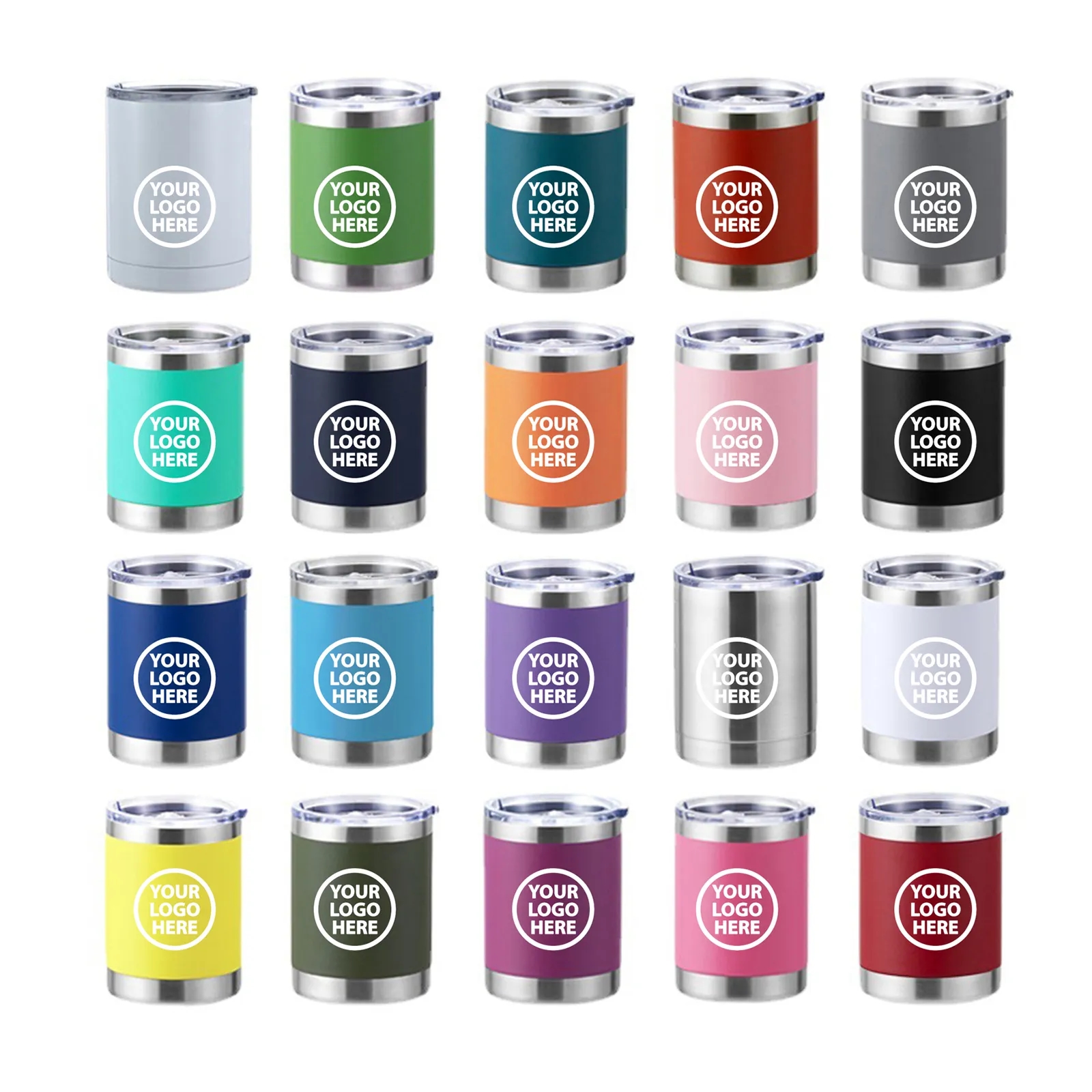 10oz Vacuum Insulated Tumbler with Slider Lid 1