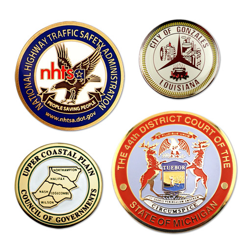 Etched Brass Medallions (2")