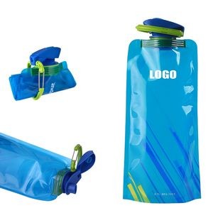 Snap Button Foldable Water Pack With Carabiner 23