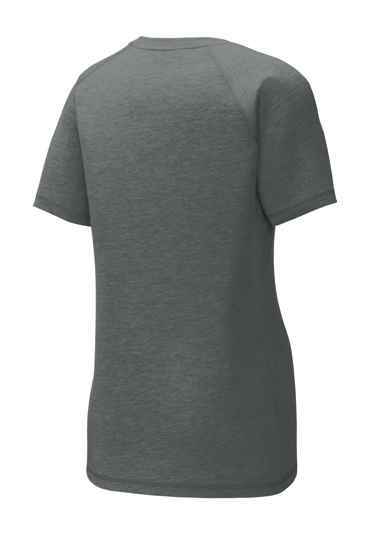 Sport-Tek Women's PosiCharge Tri-Blend Wicking Scoop Neck Raglan Tee. LST400 109