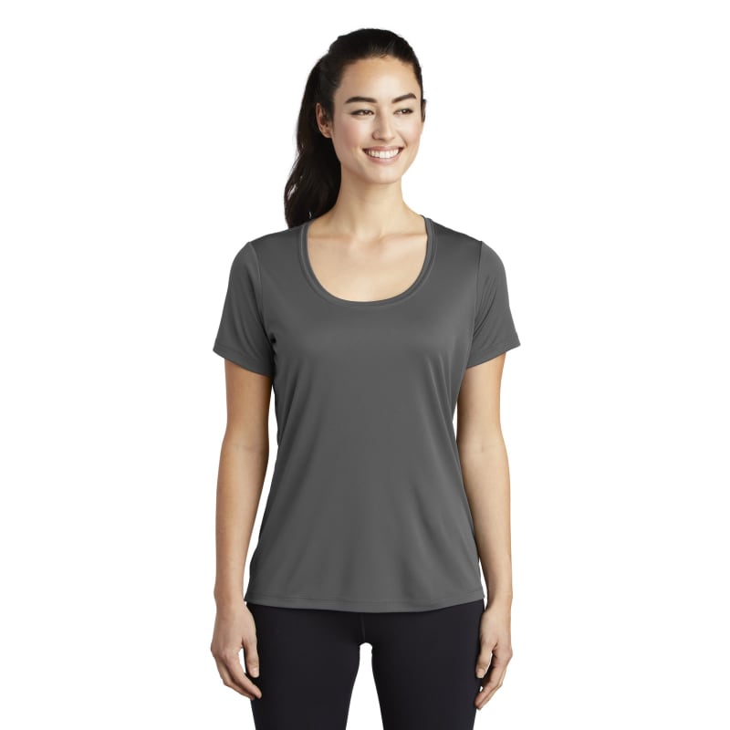 Sport-Tek Women's Posi-UV Pro Scoop Neck Tee. 35
