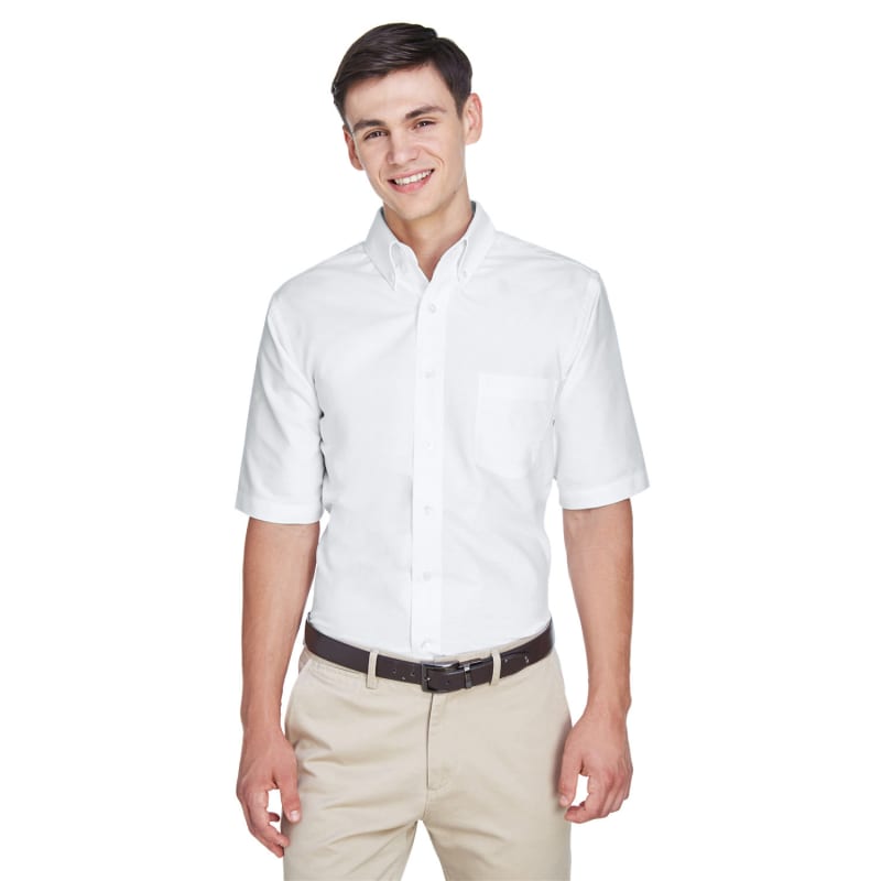 UltraClub Men's Classic Wrinkle-Resistant Short-Sleeve Oxford 31