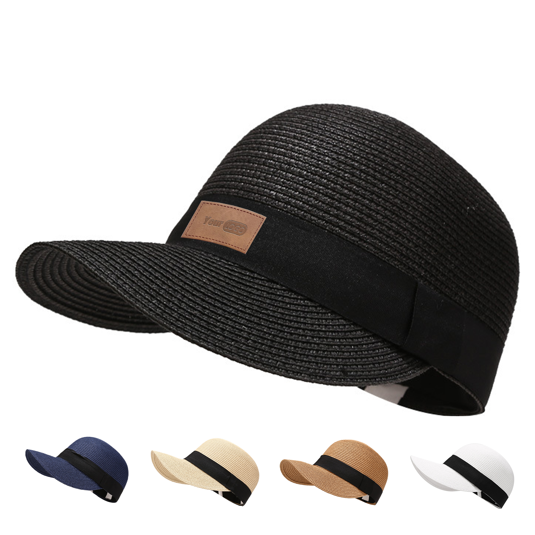 Jute Beach sunscreen straw cap 1
