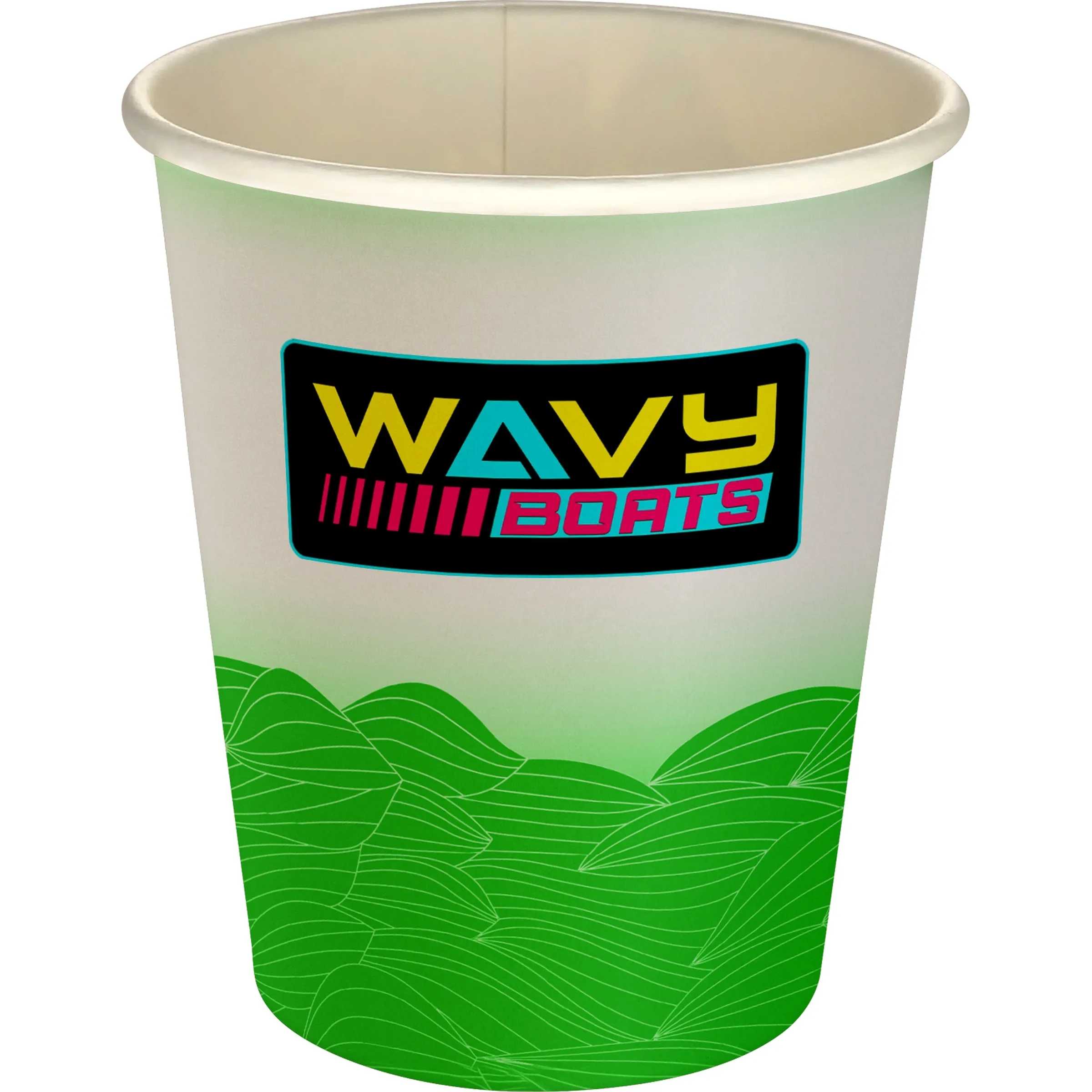 5 oz Full Color Turbulent Waves Paper Cup 23