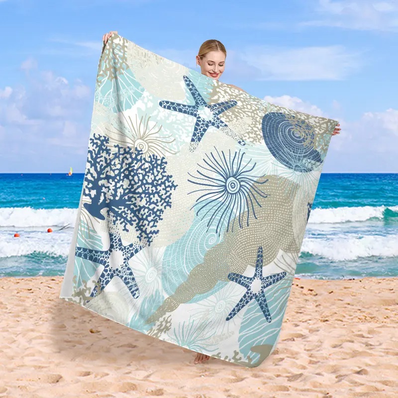 Microfiber Beach Towel(50" x 60") 2