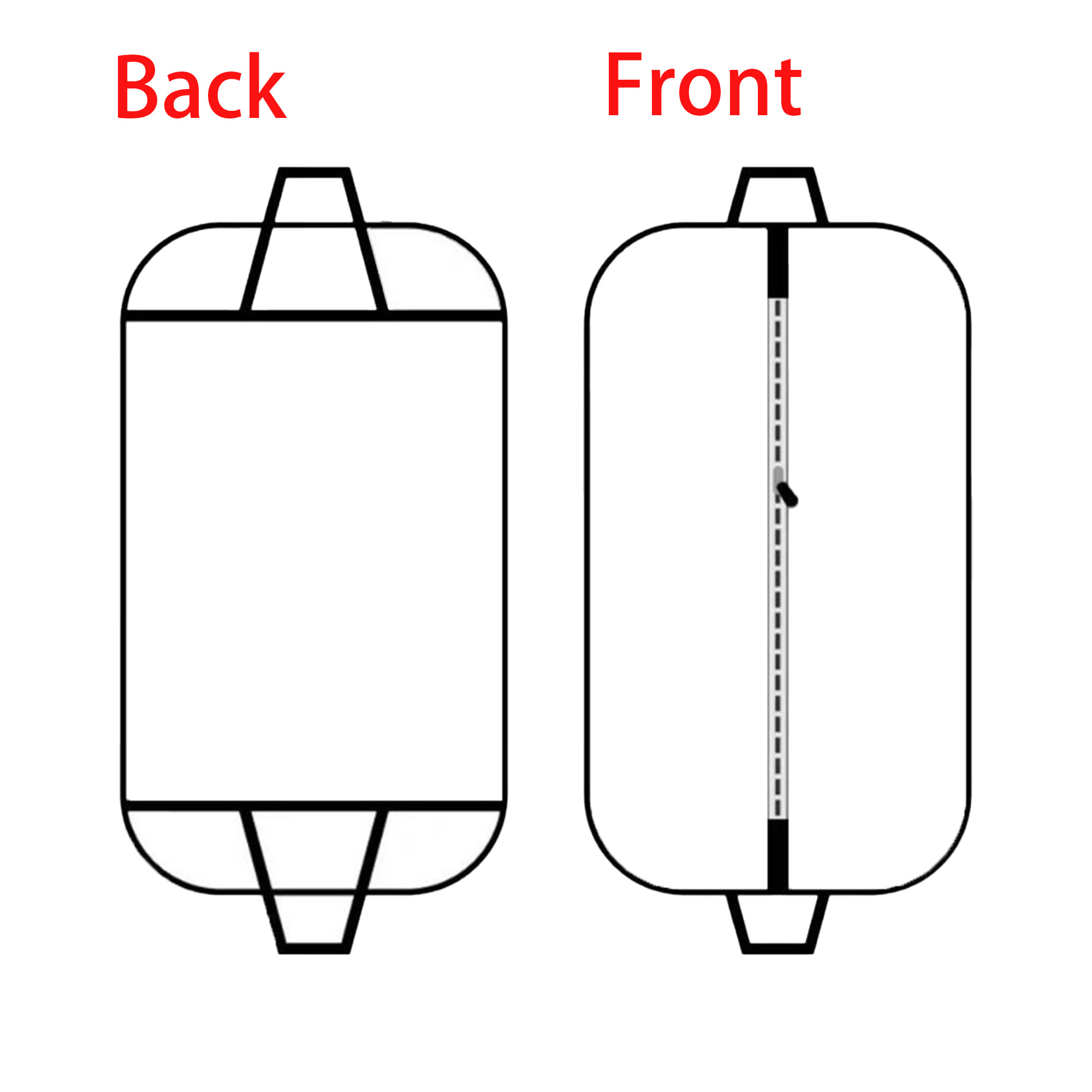 Hanging Dust Cover with Zipper MOQ 30 1