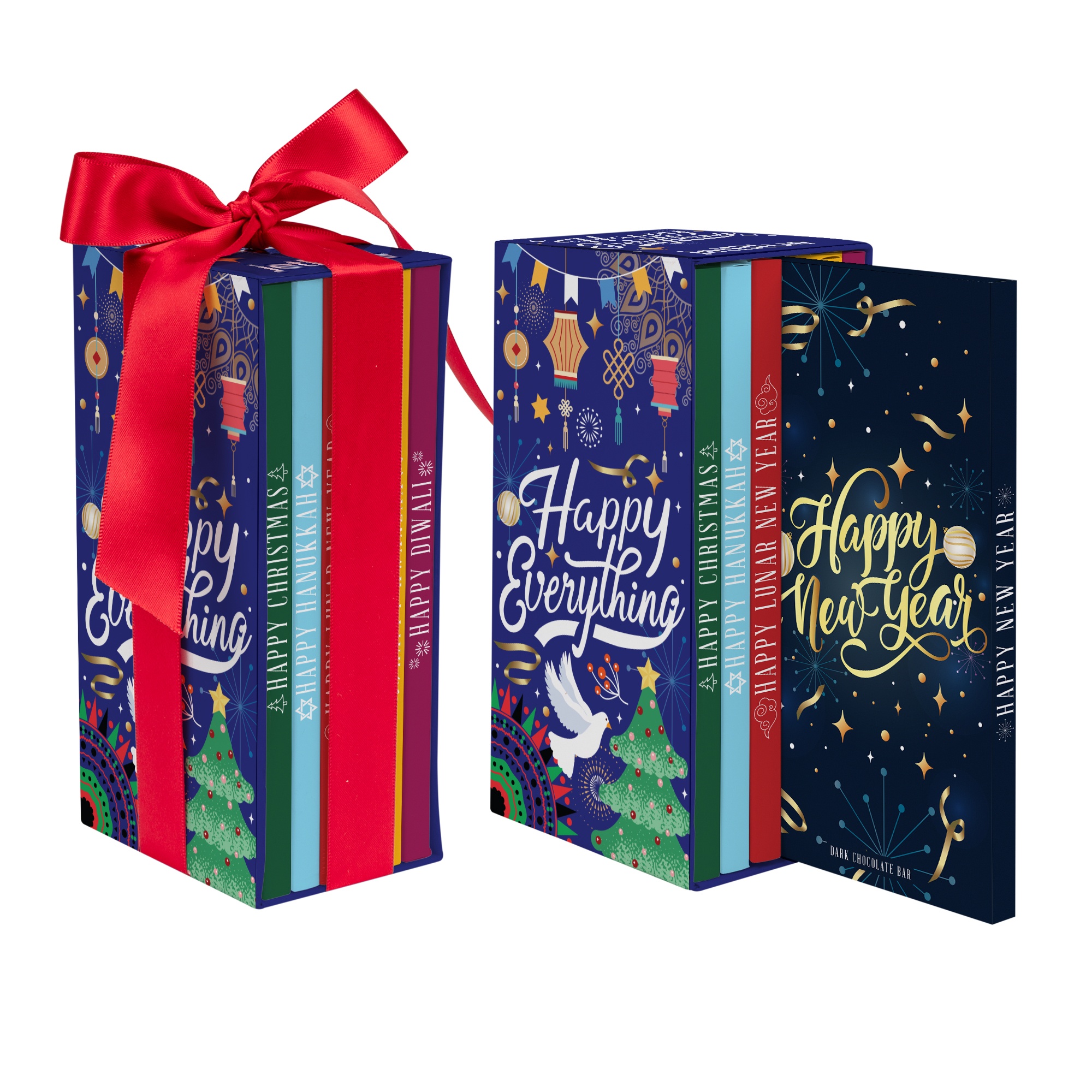 3 oz. Chocolate Bar Bookcase Box 2