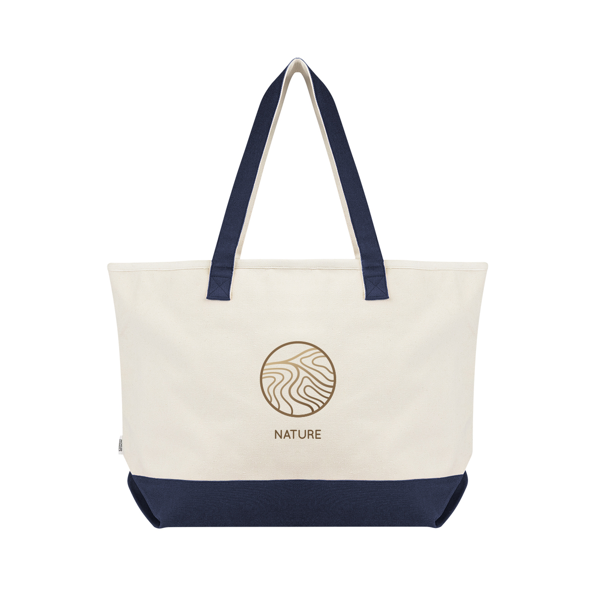 Large Starboard Recycled Cotton Canvas Tote Bag, custom tote bag with logo imprint 17