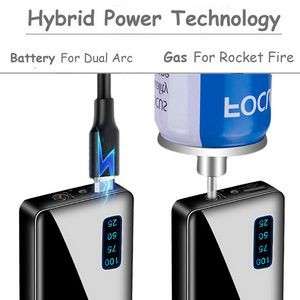 Luminous Dual Usage Electric Arc Jet Fire Lighter With USB Charging 24