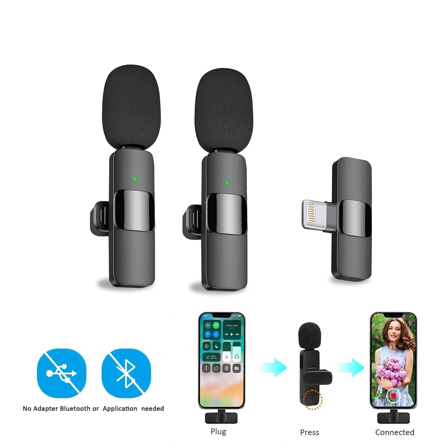 Wireless Lapel Clip-On Microphone 4