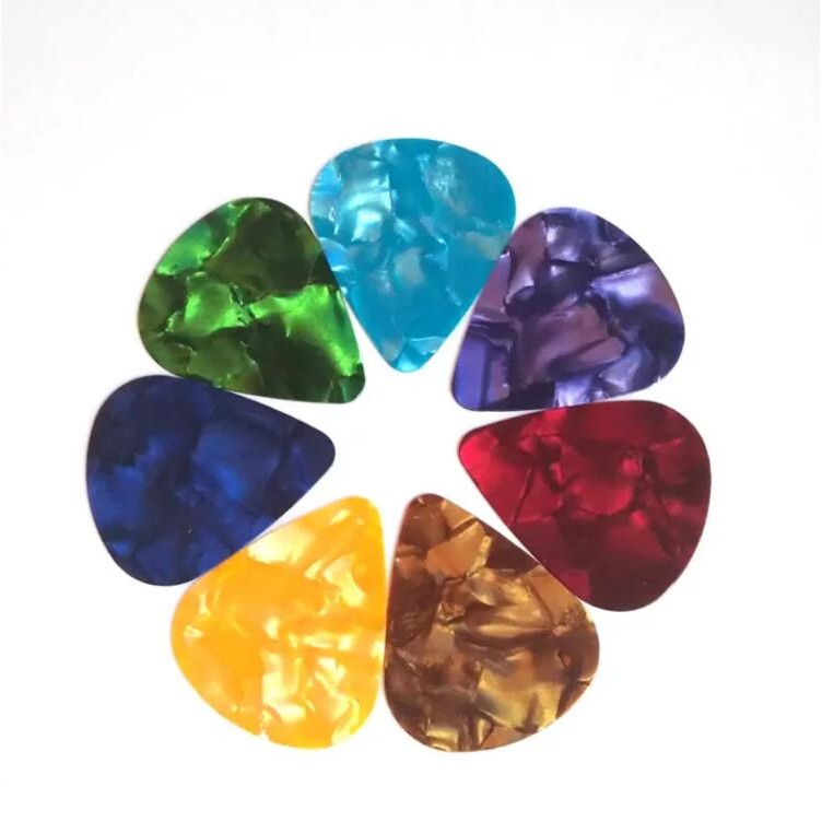 Colorful Celluloid Guitar Picks 3