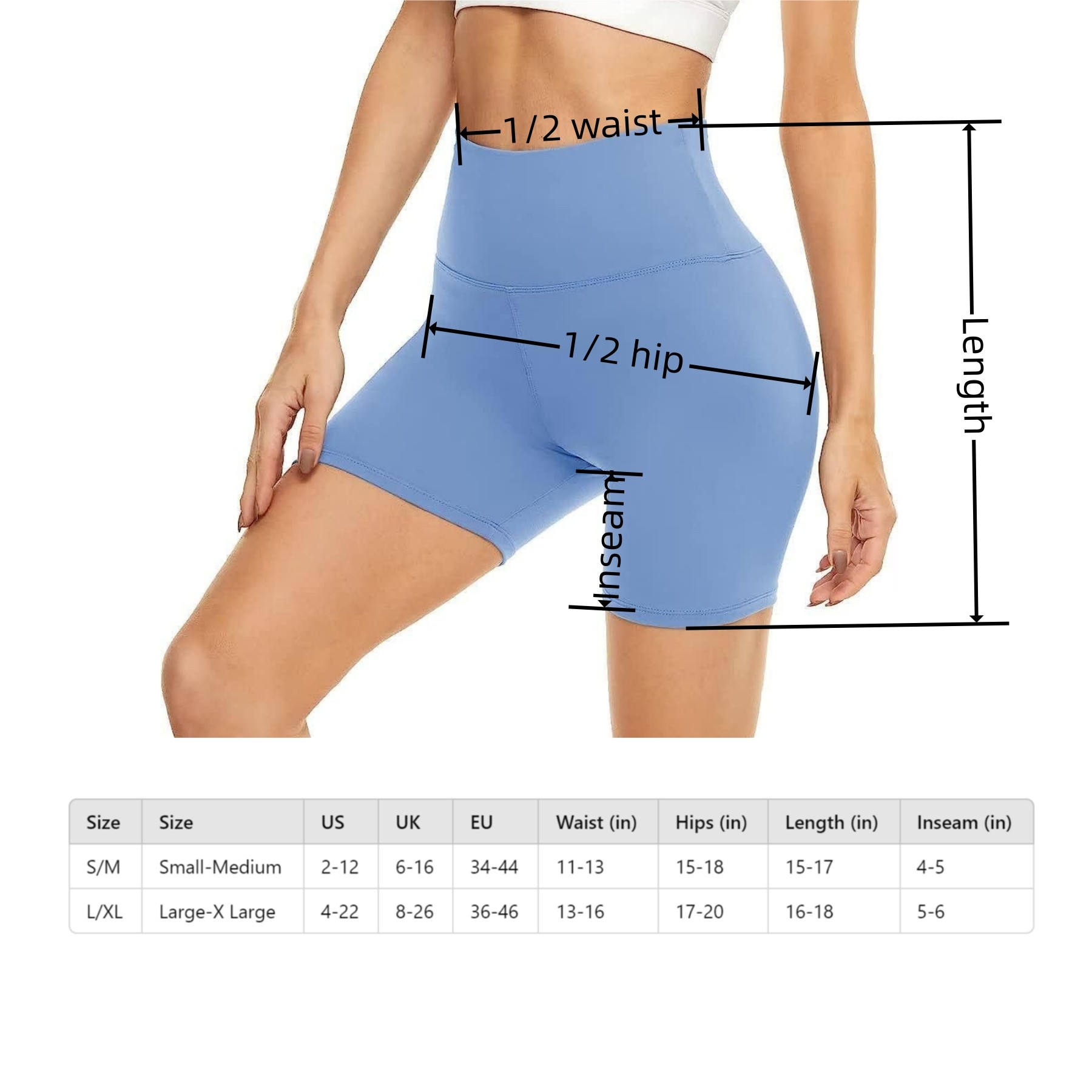 High Rise Yoga Cycling Shorts 2