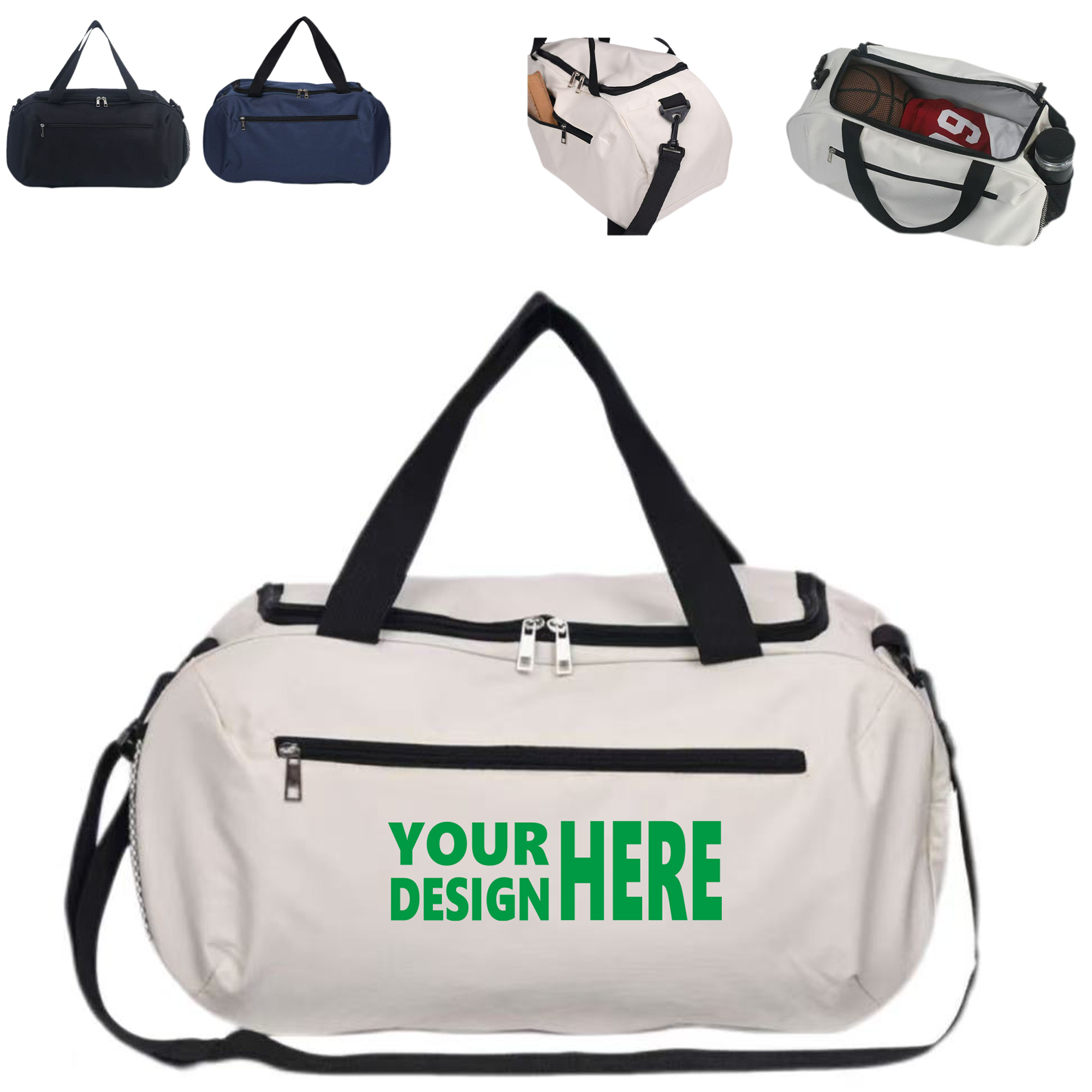 Contemporary Mod-Style Duffel Bag 2