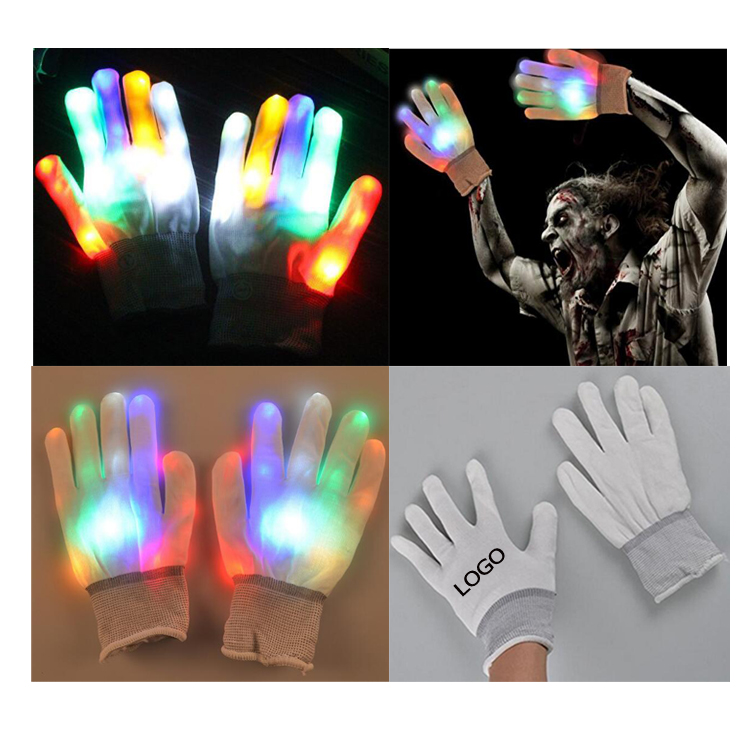 LED Halloween Ghost Claw Luminous Gloves 2