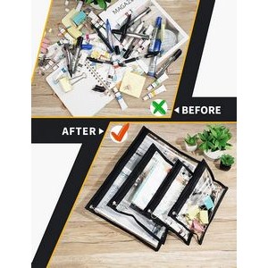 PVC Black Edge Pencil Bag 4