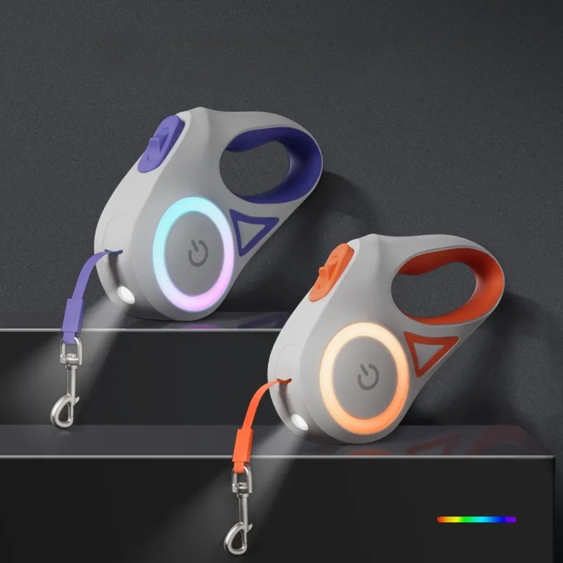 Retractable Dog Leash with Light 5