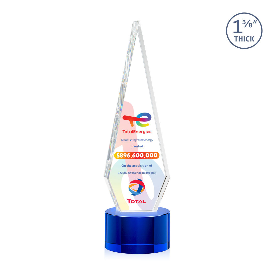 Springfield VividPrint™ Award on Marvel Base - Blue 1