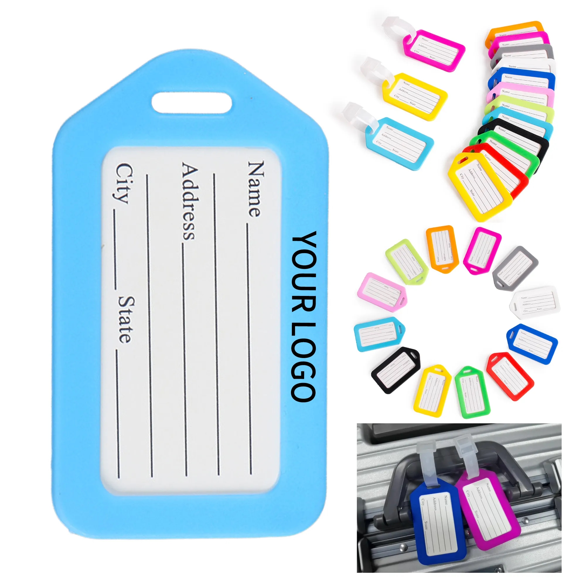 Plastic Luggage Tag Holder 12