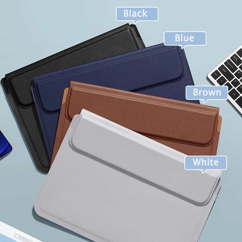 Laptop Tablet Sleeve Bag & Computer Case with Foldable Stand 13