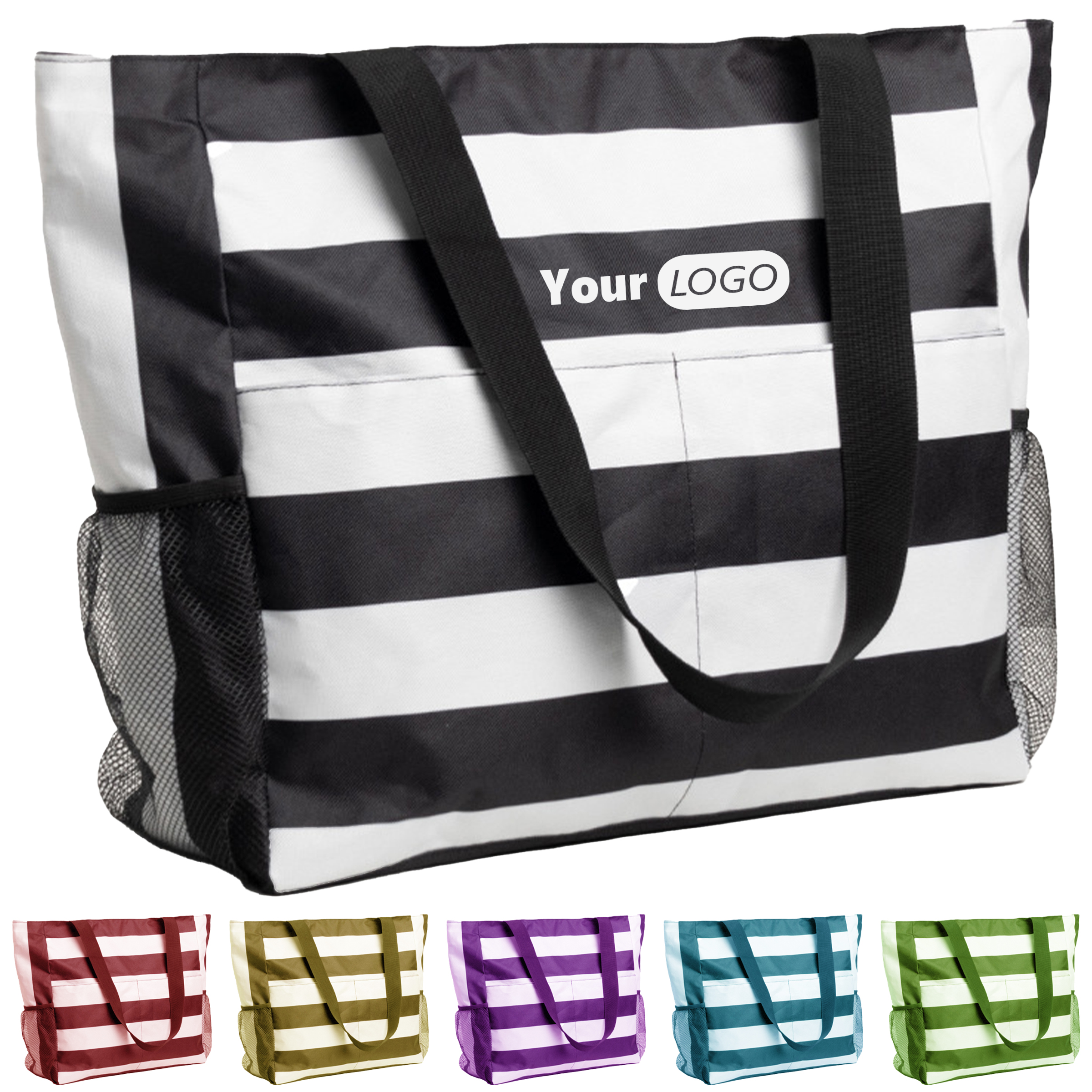 Polyester Portable Multi Pocket Handbag 3