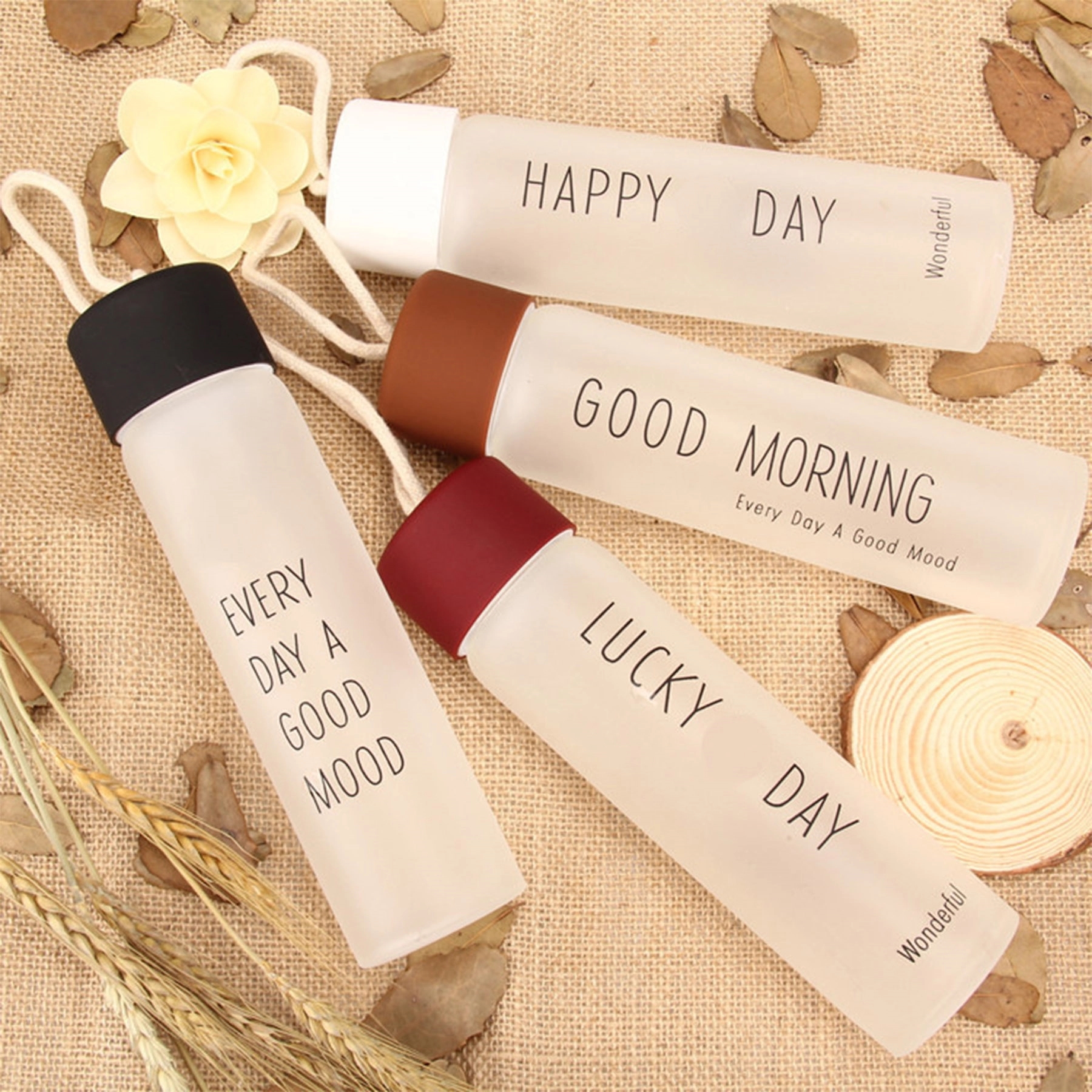 Slim Glass Water Bottle 3