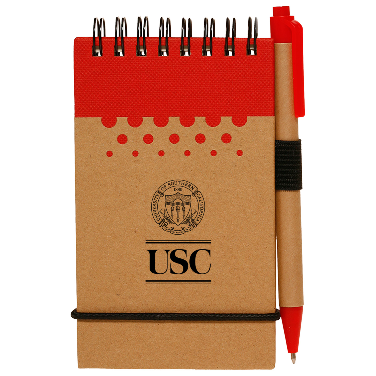 Hardcover Notebooks w/ Matching Color Elastic Band Notepad 2