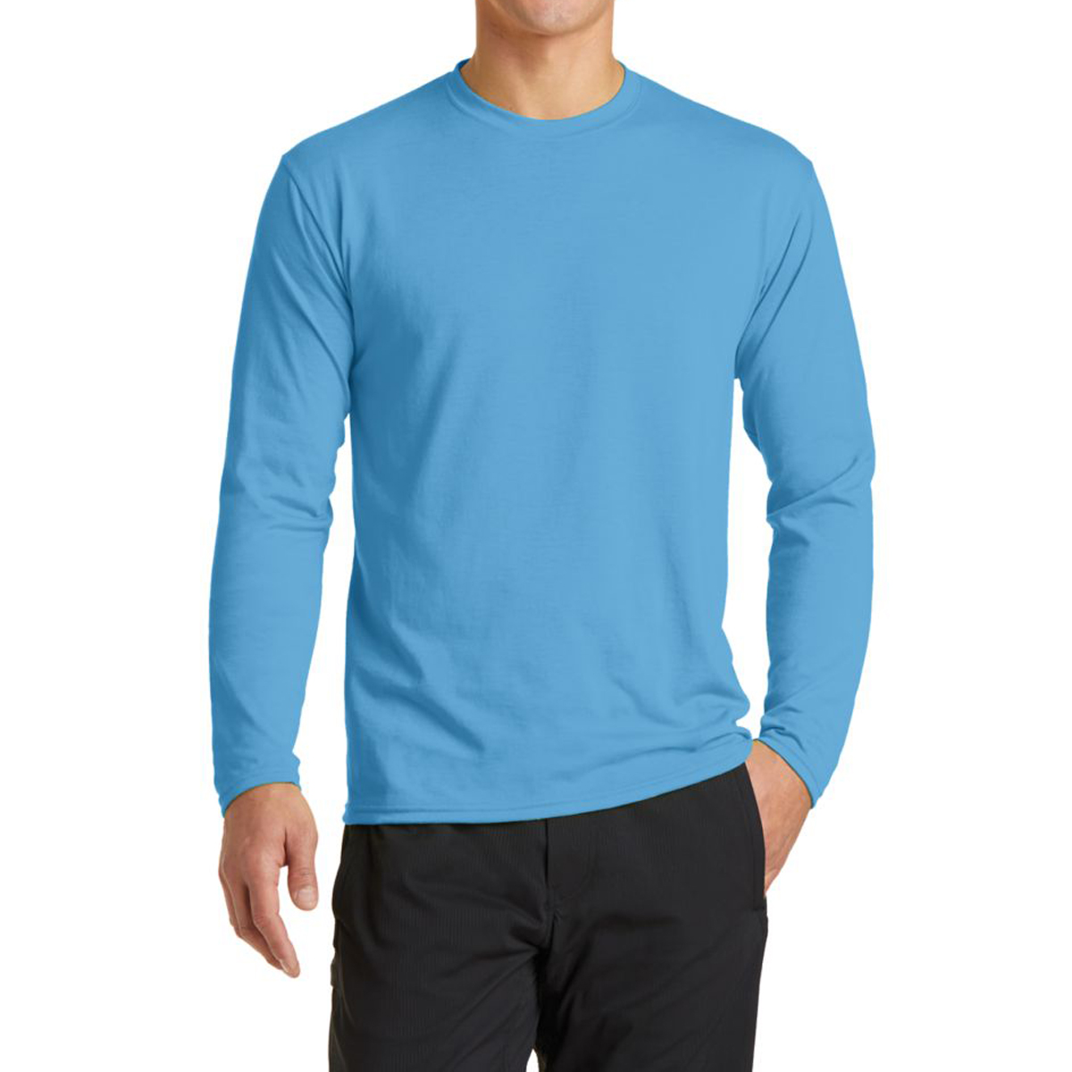 Port & Company® Long Sleeve Performance Blend Tee 22