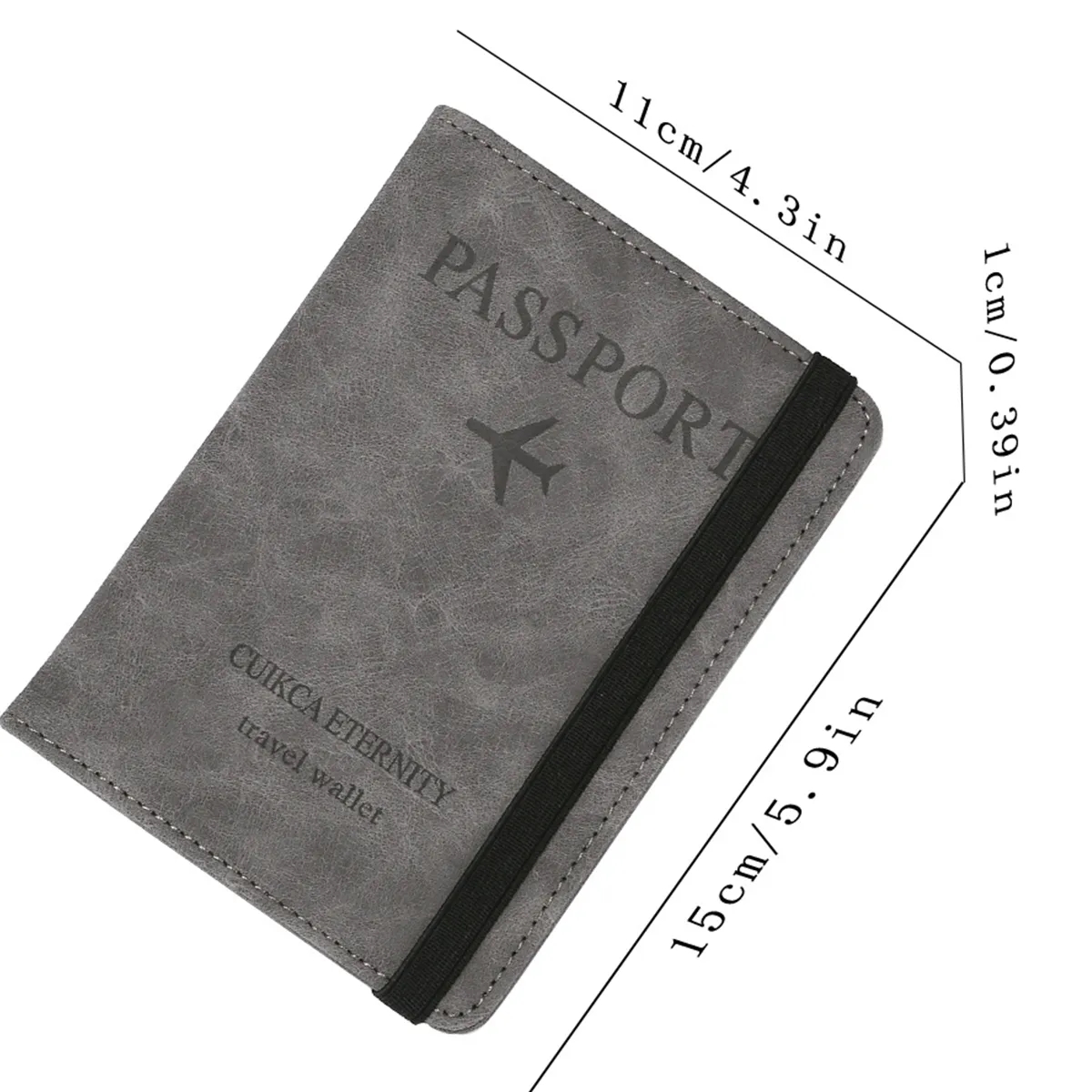 Portable Travel PU Document Organizer Passport Storage Walle 4