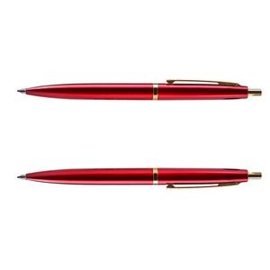 Gold Clip Metallic Retractable Cap Signing Pen 7