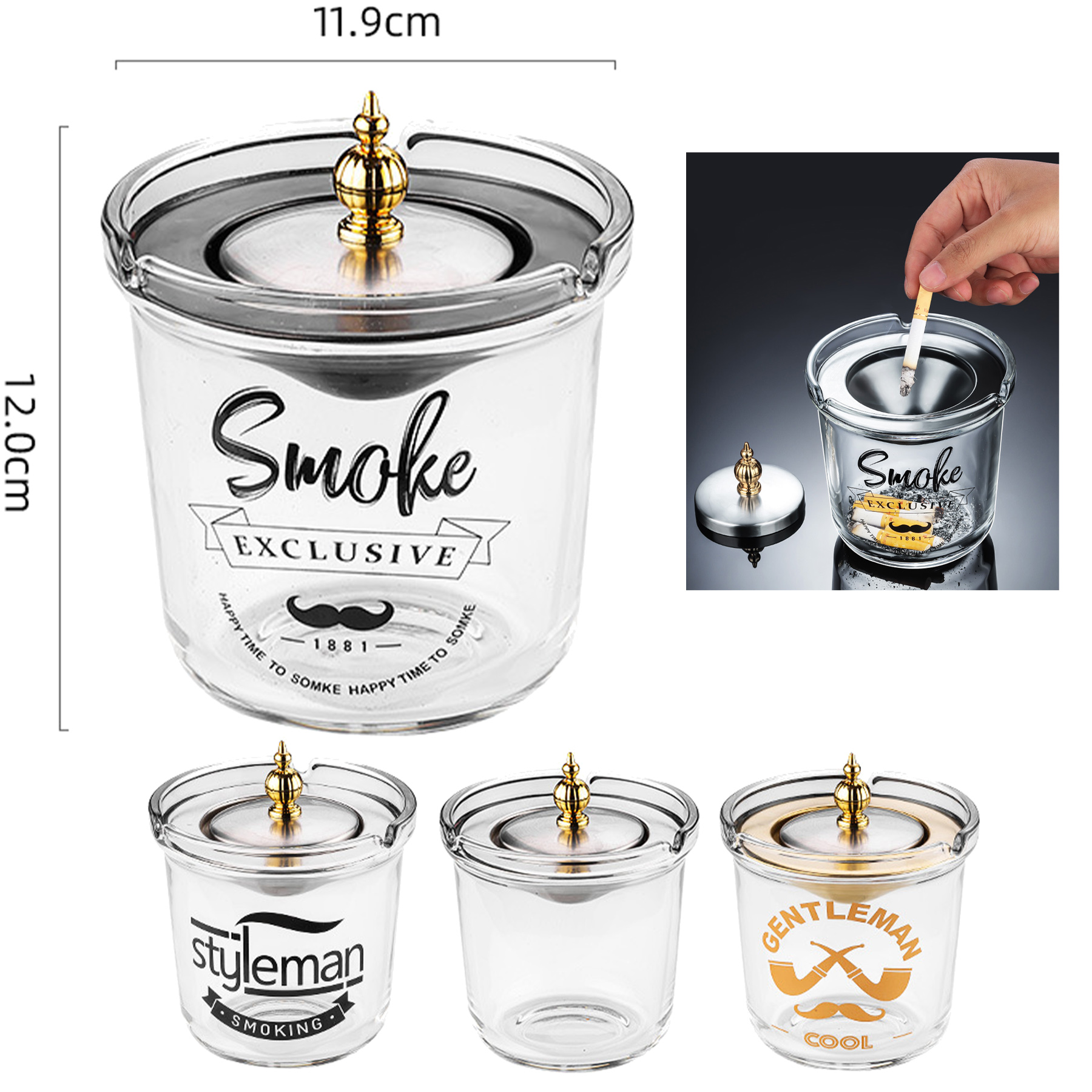 Glass Ashtray