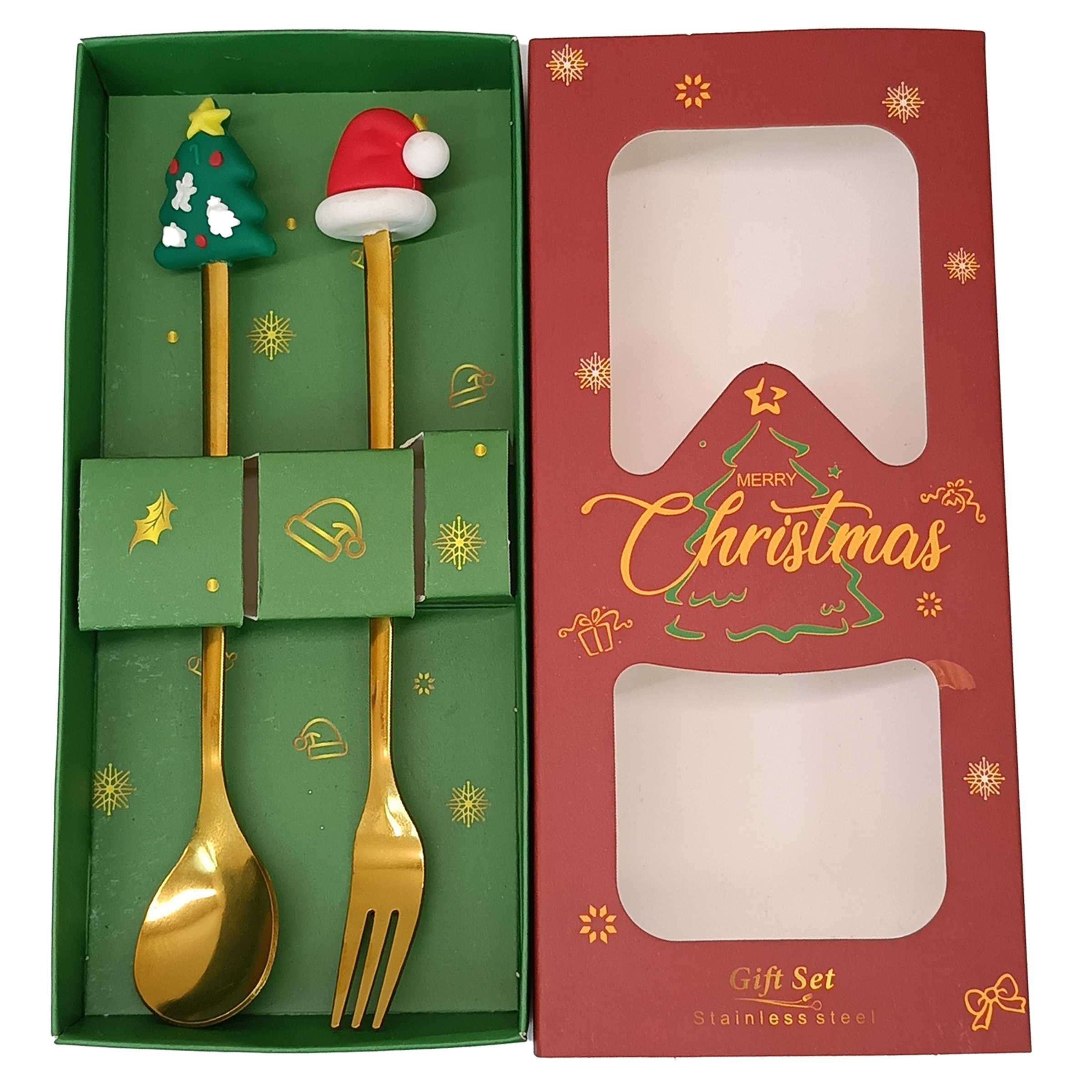 Stainless Steel Christmas Dessert Spoon 7