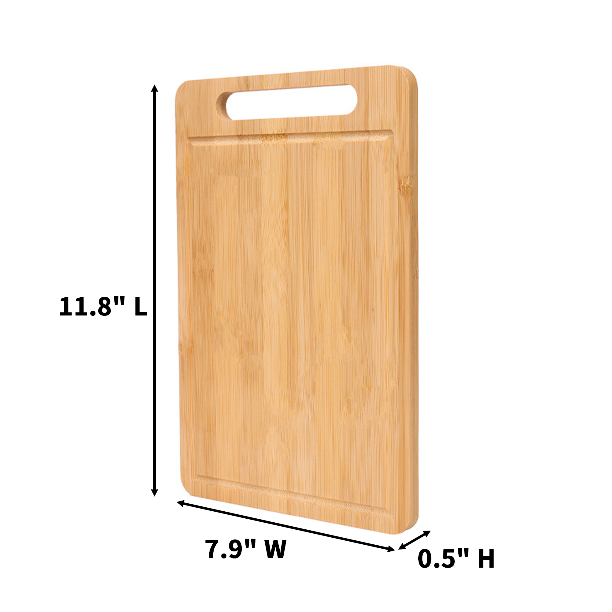 Natural Wood Kitchen Chopping Board With Hanging Hole 2