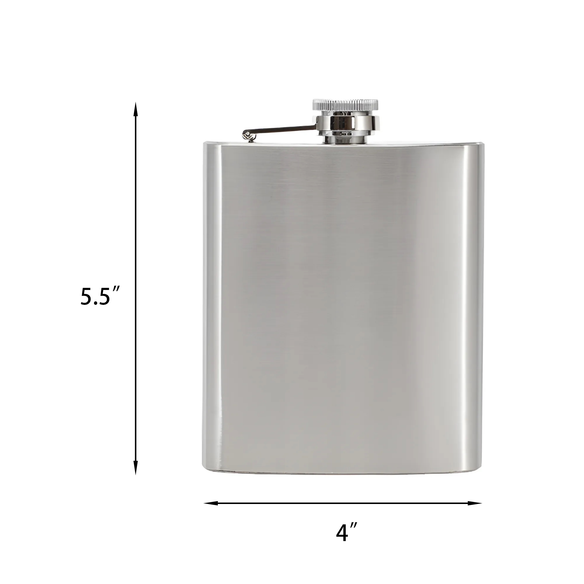 MOQ50 Portable Stainless Steel Flask 3