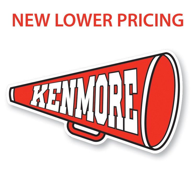 30 Mil Small Megaphone Car Magnet - Full Color 2