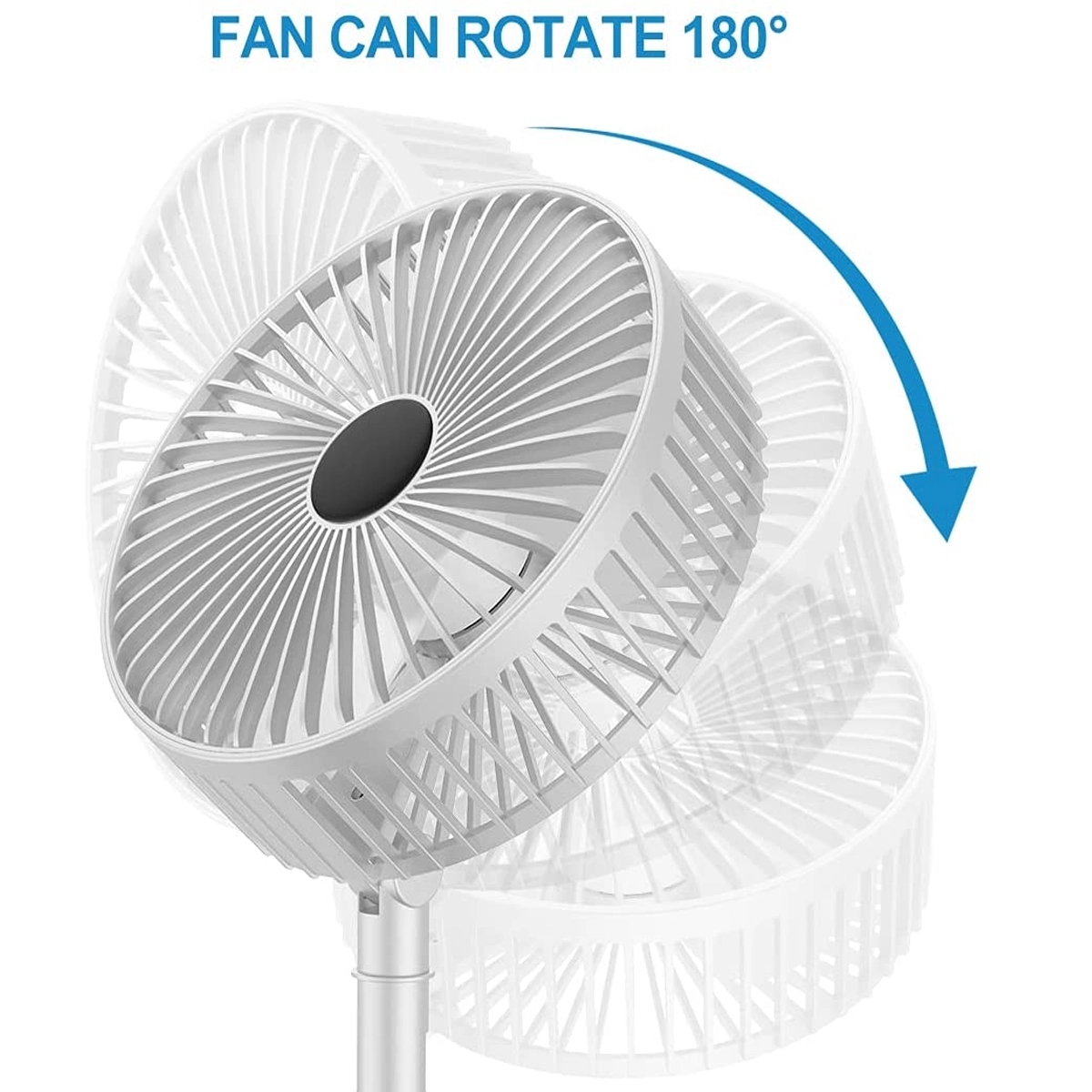 Usb Rechargeable Folding Desk Fan 4