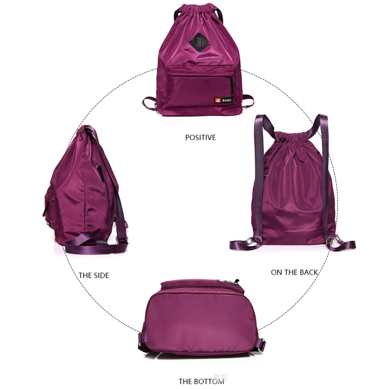 Nylon Drawstring Backpack Cinch Bag 5