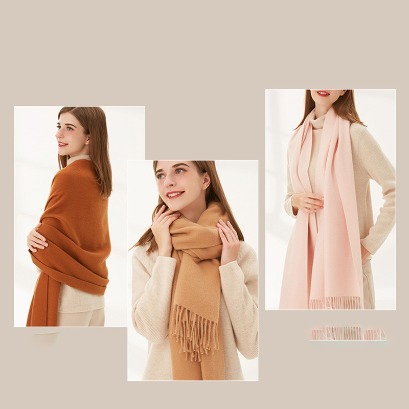 Winter Scarf Cashmere Feel Pashmina Shawl Wraps Soft 30