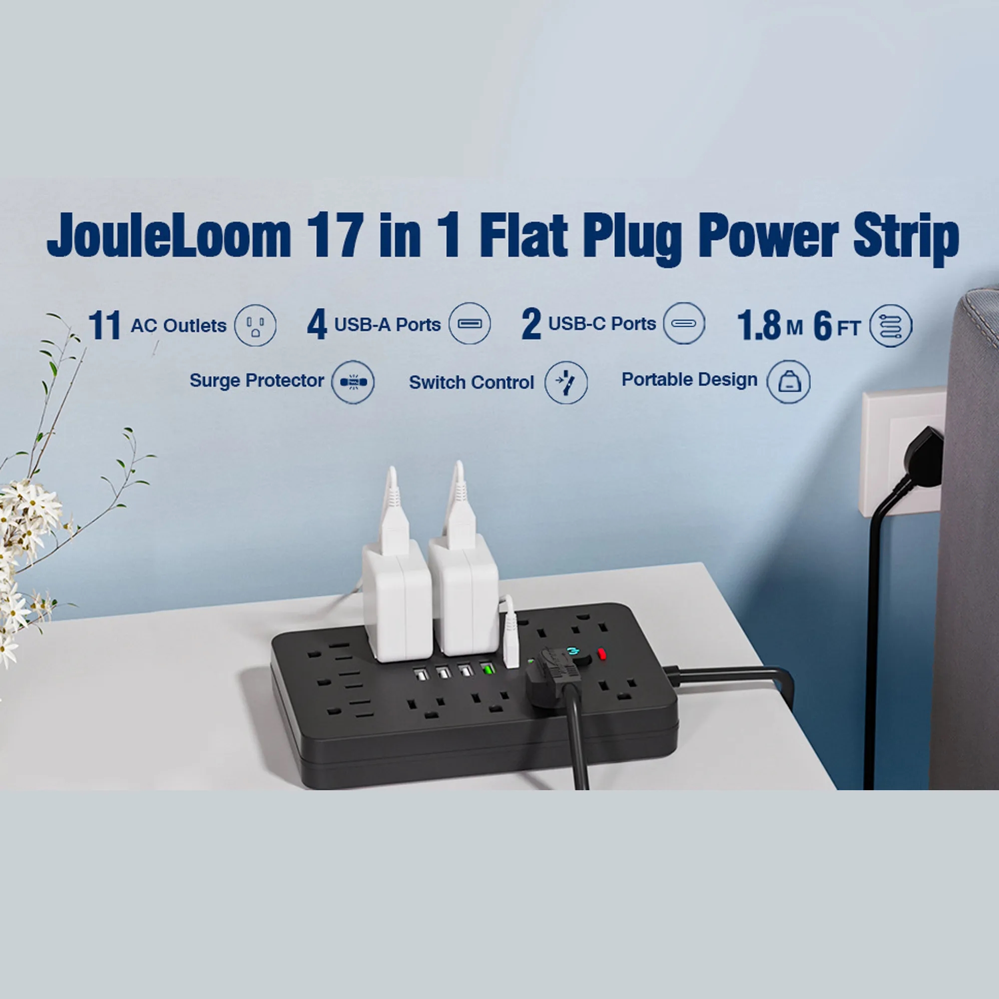 17-in-1 Fast Charge Power Strip 9